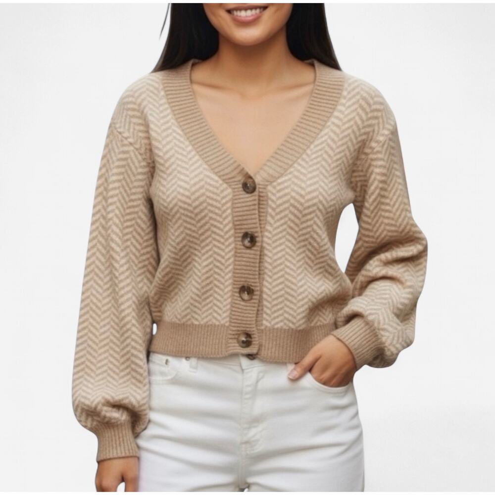 Sincerely Jules Herringbone Knit Cardigan